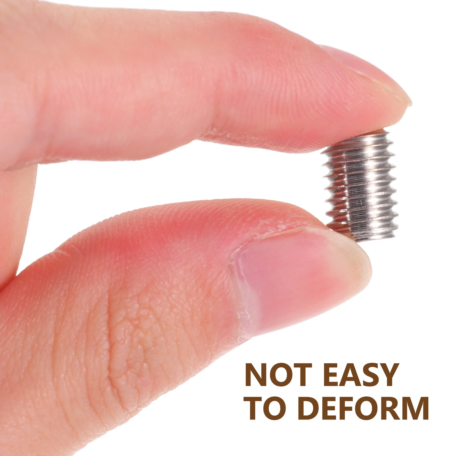 

1Set Guitar Bridge Saddle Screws Durable Hexagon Screw Set Improve Tone and Sustain for Electric Guitar Saddle Bridge Screws