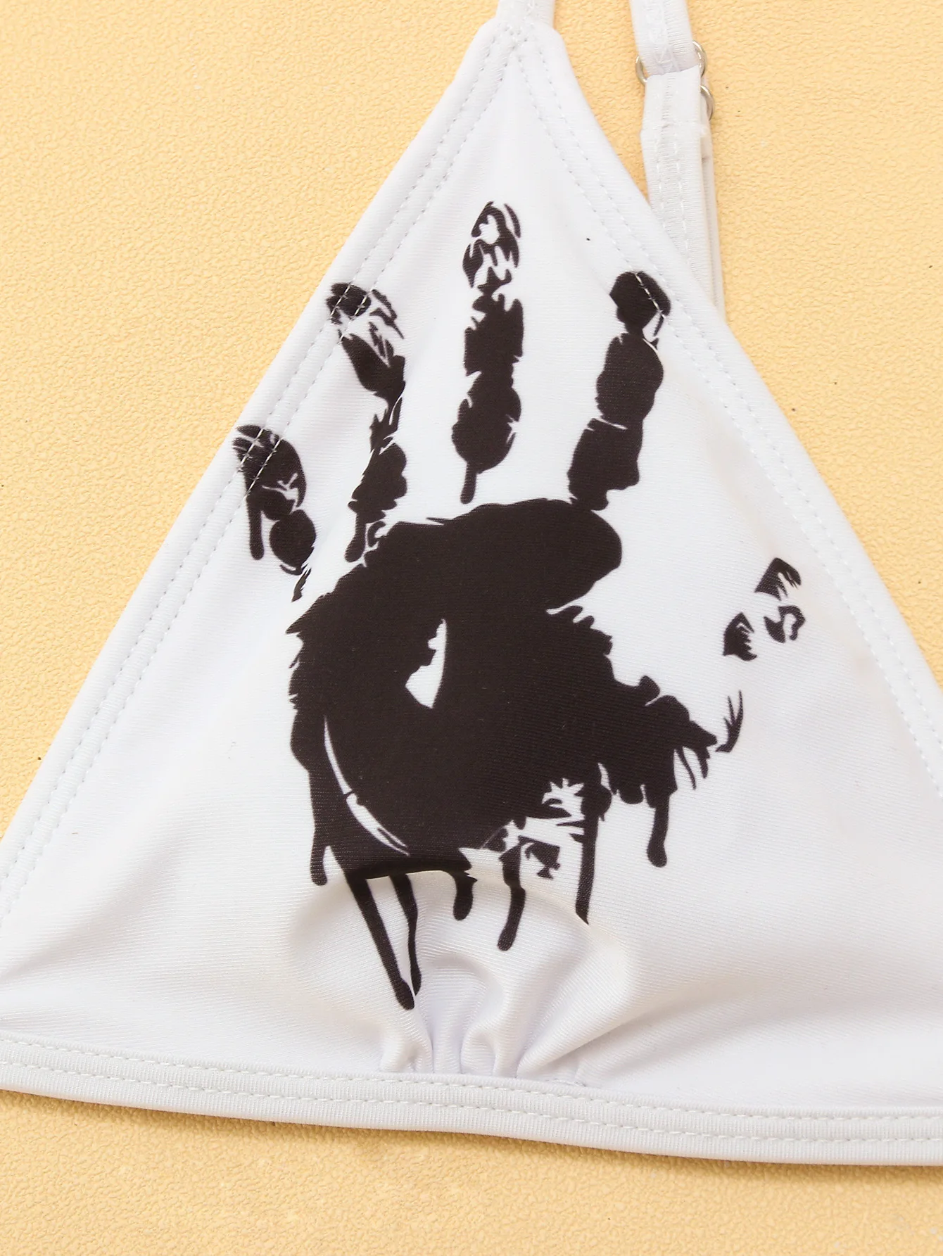 Gothic Skull Hand Print Bikini Set Women Dark Punk 2 Piece Swimsuit Sexy Low Waist Bathing Suit Summer Beach Swimwear - view 5