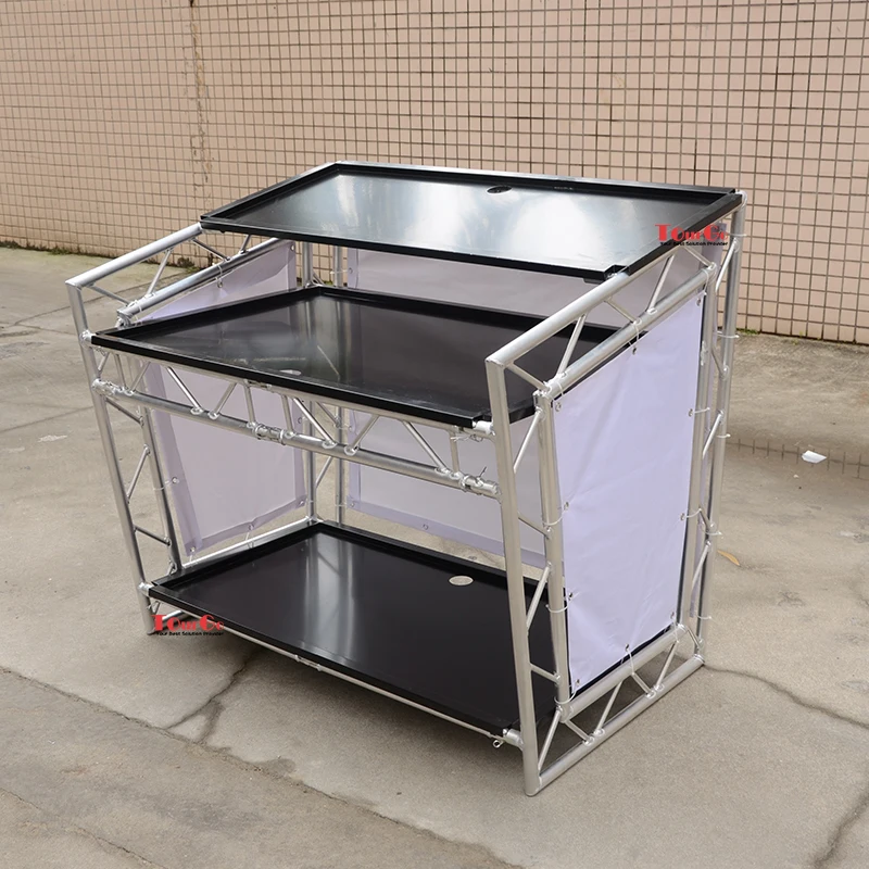 TourGo Portable DJ Table / Booth Truss / Folding Truss Stand on Sale