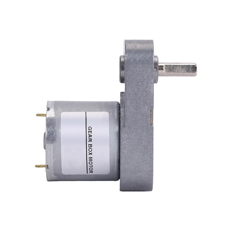 

DC 12V Low Speed Electric Motor Metal Gear D Shaft 7 Shape Motor For Display Stand