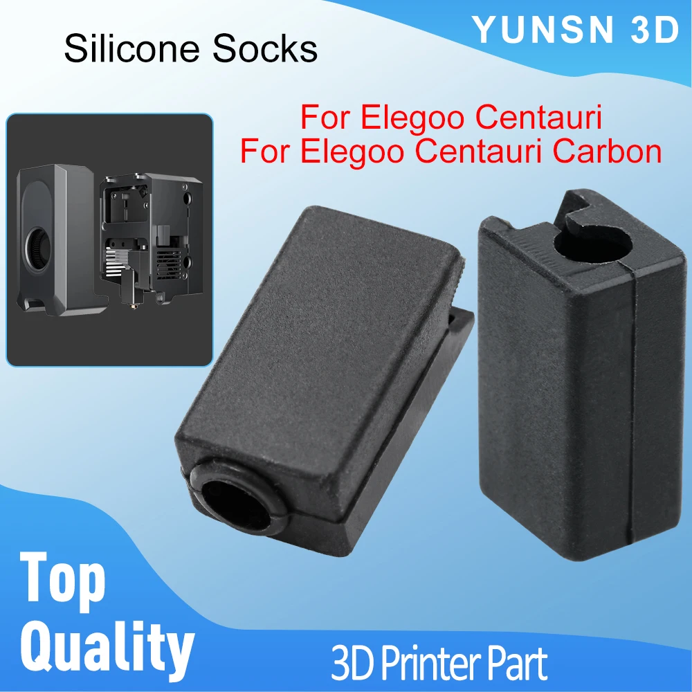 

Для Elegoo Centauri Carbon Upgrade Hotend силиконовые носки защитный чехол для Centauri 3D-принтера силиконовый рукав аксессуары