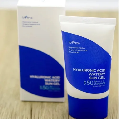 Imagen 2 del producto Isntree-Gel solar acuoso de ácido hialurónico, hidratante físico, aislamiento antiultravioleta, protección eficiente, 1/2 Uds.