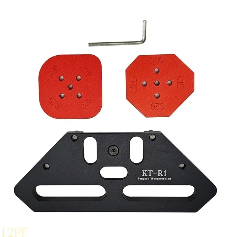 12PF Ergonomic Arcs Cutting Template Durability Construction Arcs Positioning Template For Wood Shaping Projects Any Skill Level