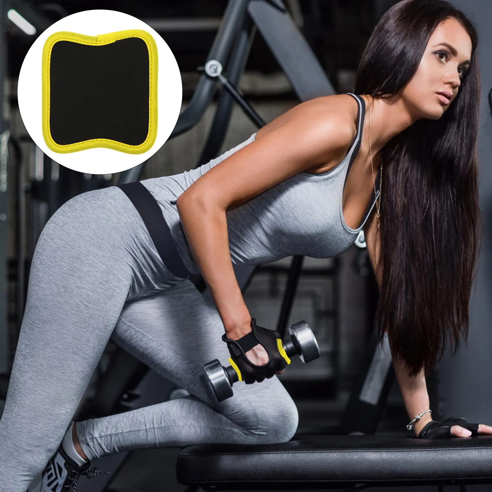 

Palm Cushion Gym Hand Pad Grip Workout Pads Man Weight Lifting Weightlifting Grips Polyester Intense Exercise