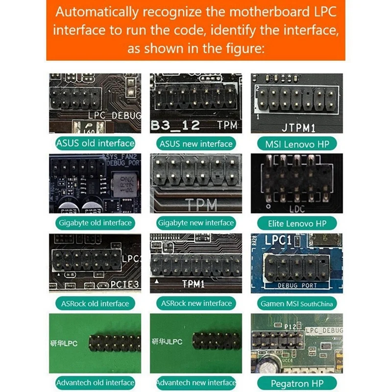 2X TL631 Pro LPC-DEBUG Diagnostic Card+Expansion Card PCI PCI-E Mini PCI-E Motherboard Multifunction