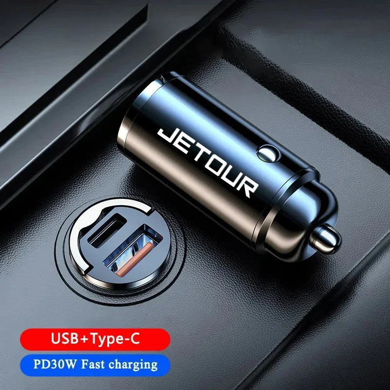 Car Cigarette Lighter Fast Charger Adapte USB PD Type-C Convert Plug For chery jetour x70 x70sm x90 x95 lavagem i-DM t2 t3