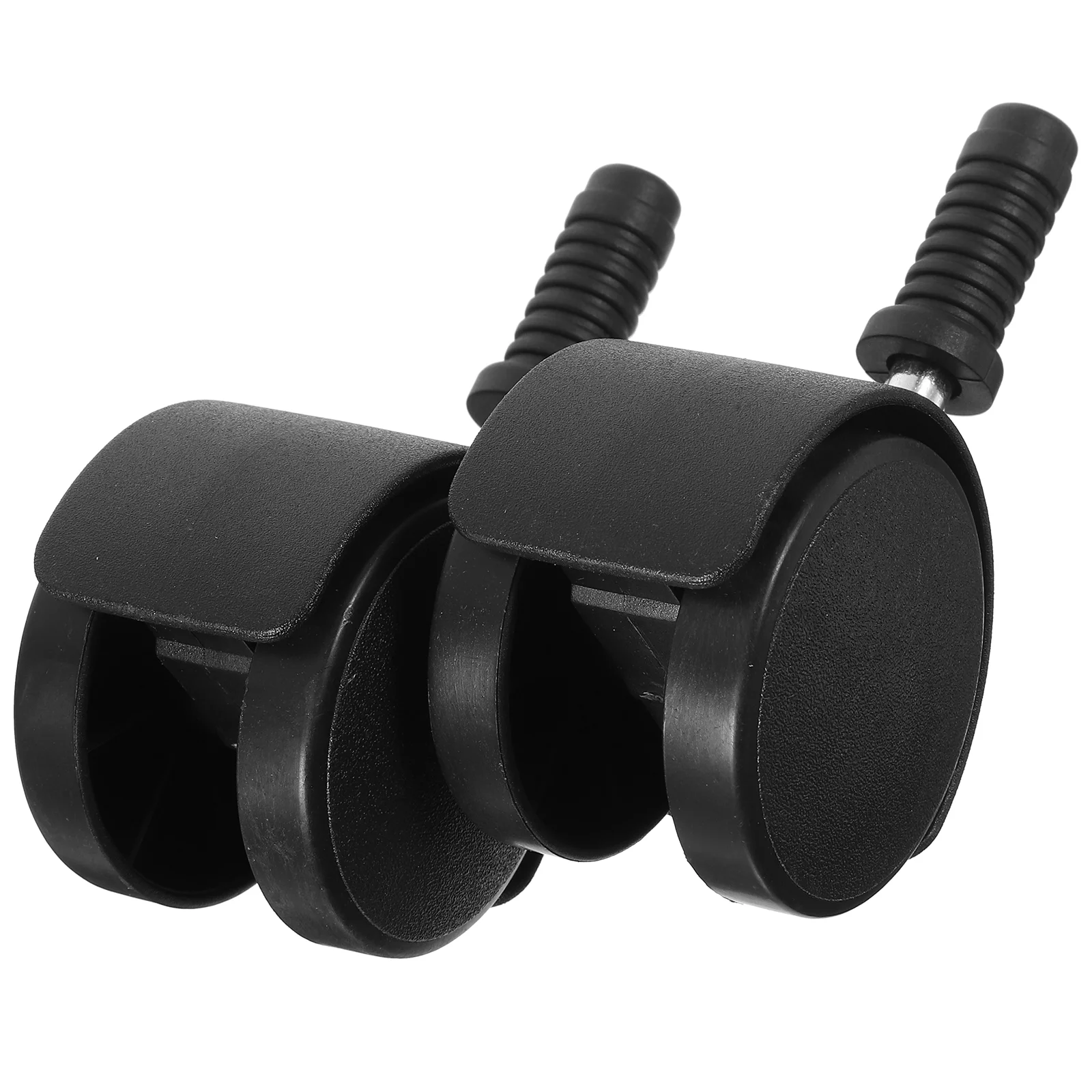 2 Pcs M7 Rod Diameter Office Accessories Brakes Furniture Casters Replacement Chair Wheels Swivel Piano for Wheelchair