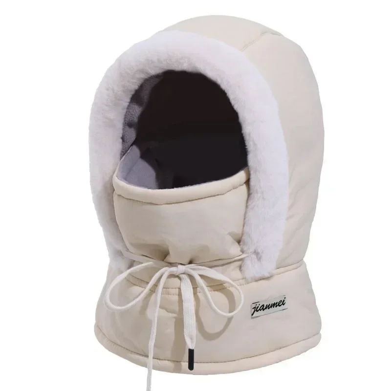 Thermo-Sturmhaube für kaltes Wetter, Winter, winddicht, Kapuze, Mütze, Plüsch, Halswärmer, Ski-Gesichtsmaske für Outdoor-Aktivitäten – Detail 10