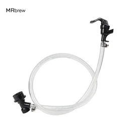 Ball Lock Beer Line Assembly Picnic Tap Faucet With 50cm Silicone Hose Homebrew Kegging Beer Dispenser Portable Beer Line