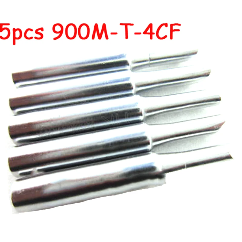 Soldering Solder Iron Tips 5 Pcs 900M-T-4CF 4mm Bevel Diameter