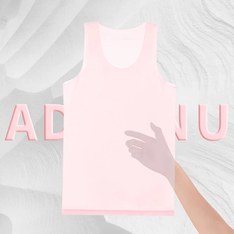 

Мужской легкий прозрачный дышащий плотный спортивный жилет без рукавов из ледяного шелка, повседневный облегающий топ, мягкий удобный быстросохнущий жилет