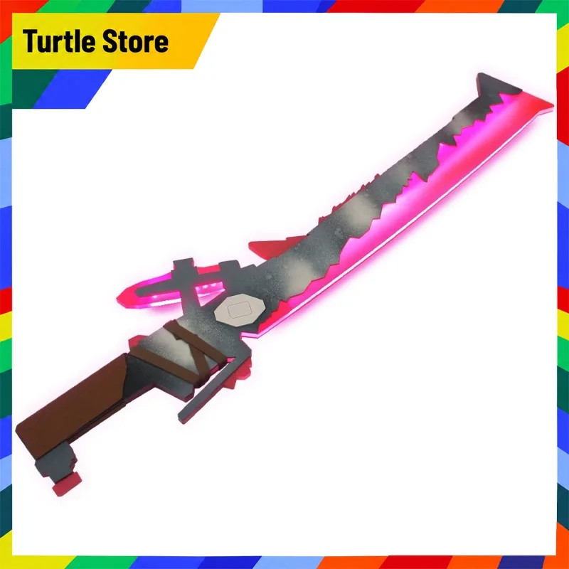 70cm Arena Breakout Glowing Acrylic Game Peripherals Melee Prop Unsharpened Cosplay Display Model Toy Present for Gaming Fans