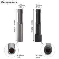 Clearance_Electric Hammer Adapter Power Drill Screwdriver Converter SDS Plus Convert to 1/4 Hex Shank Magnetic Socket Nut Impact 3