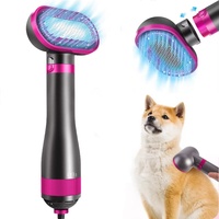Pet Hair Dryer Dog Grooming 2-In-1 Comb Brush Dryer Low Noise Massage Hair Cat Dogs Hair Comb Not Hurt Hair Water Blower