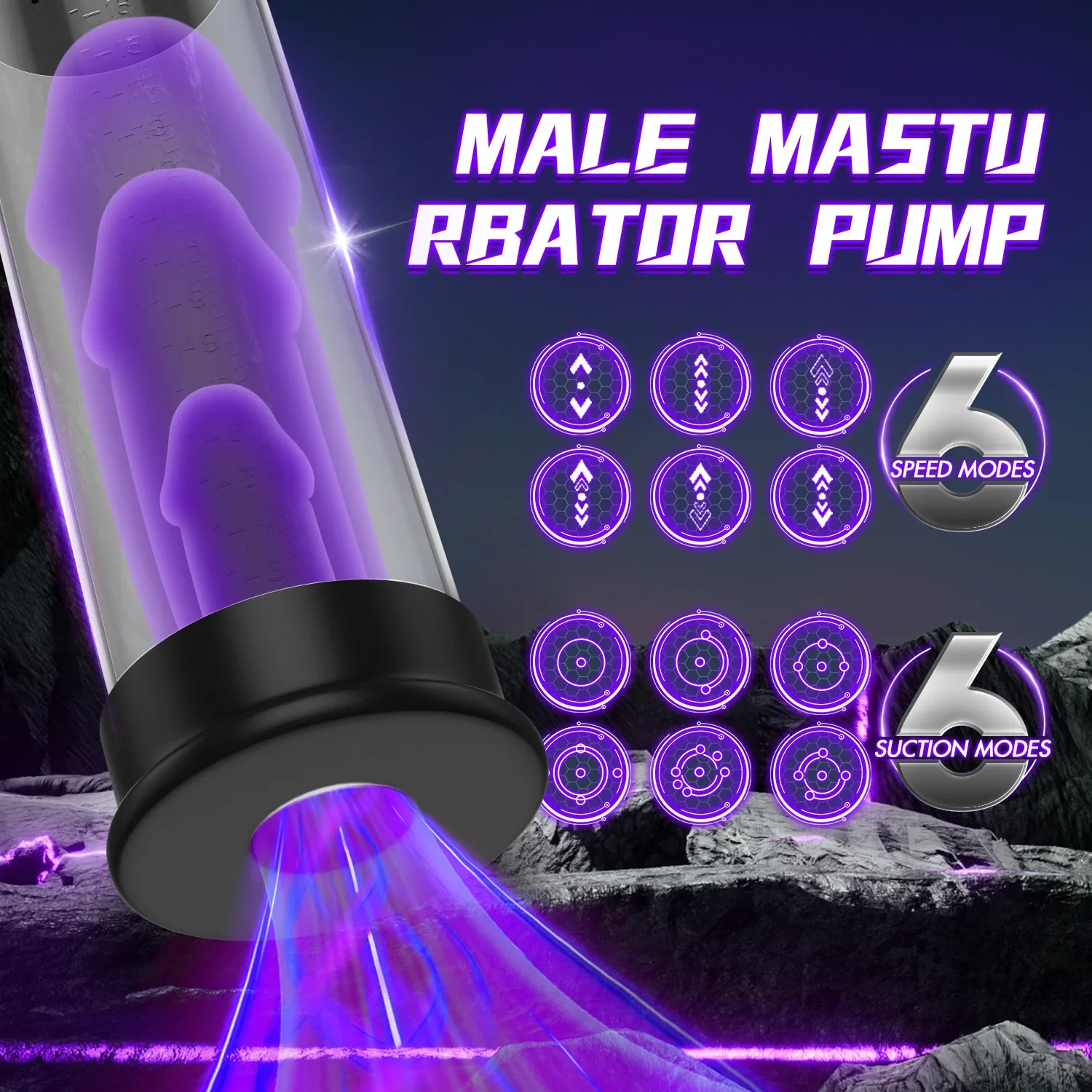 Penis Pump Electric Penis Enlargement For Men Extend Pump Penis Trainer Male Masturbator Cock Vacuum Pump Adult Goods Sex Toys