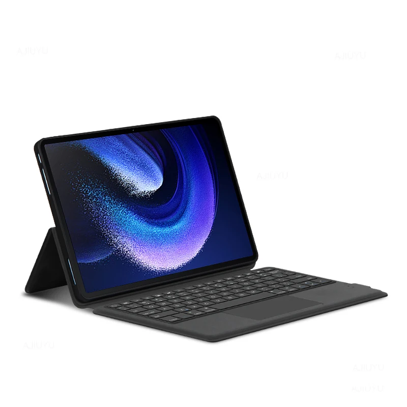 Teclado táctil inteligente con TrackPad, funda con soporte para XiaoMi Pad 6, 11 pulgadas, 2023, MiPad 6 Pro, funda protectora árabe y español