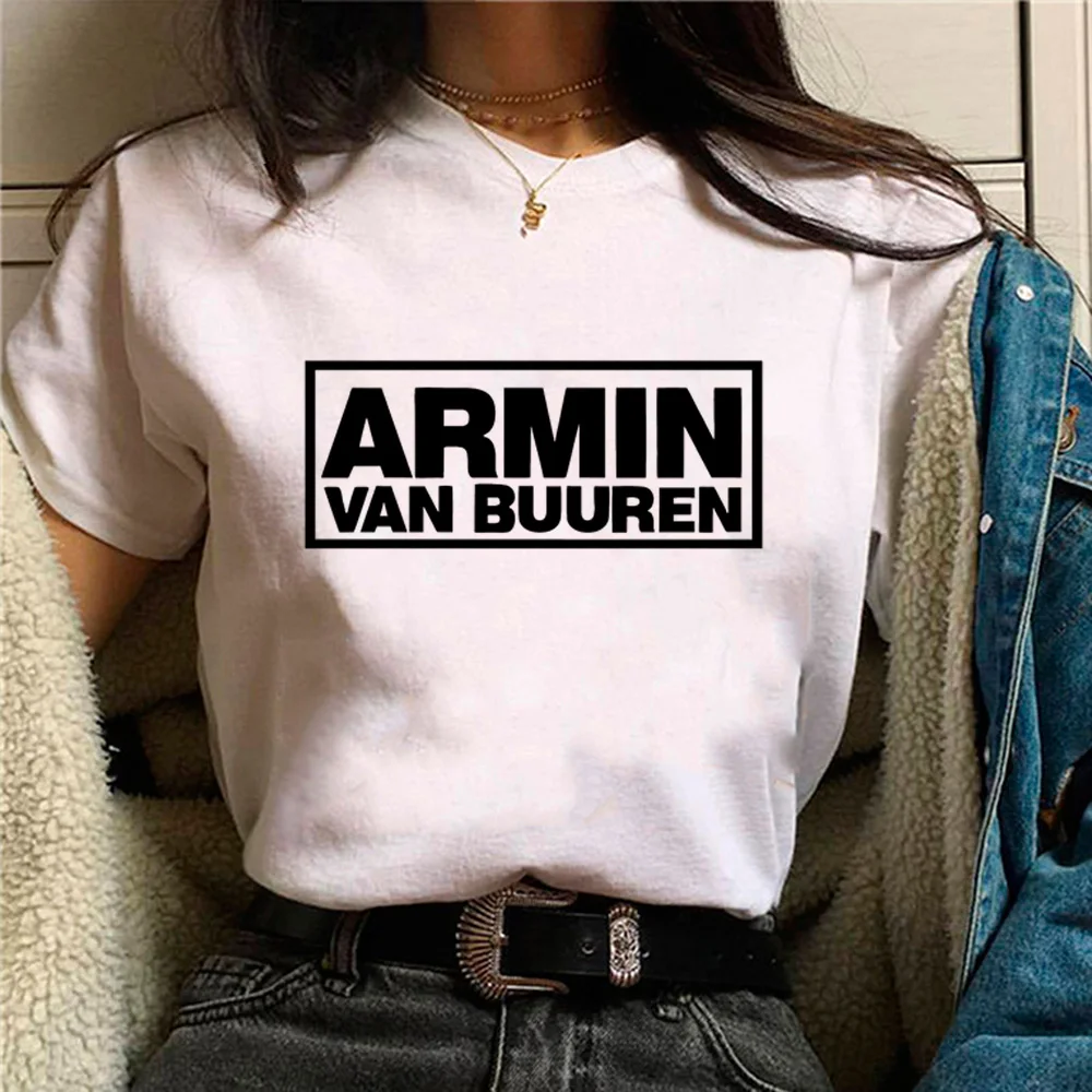 Armin Van Buuren t-shirts women graphic Tee female anime manga funny clothes