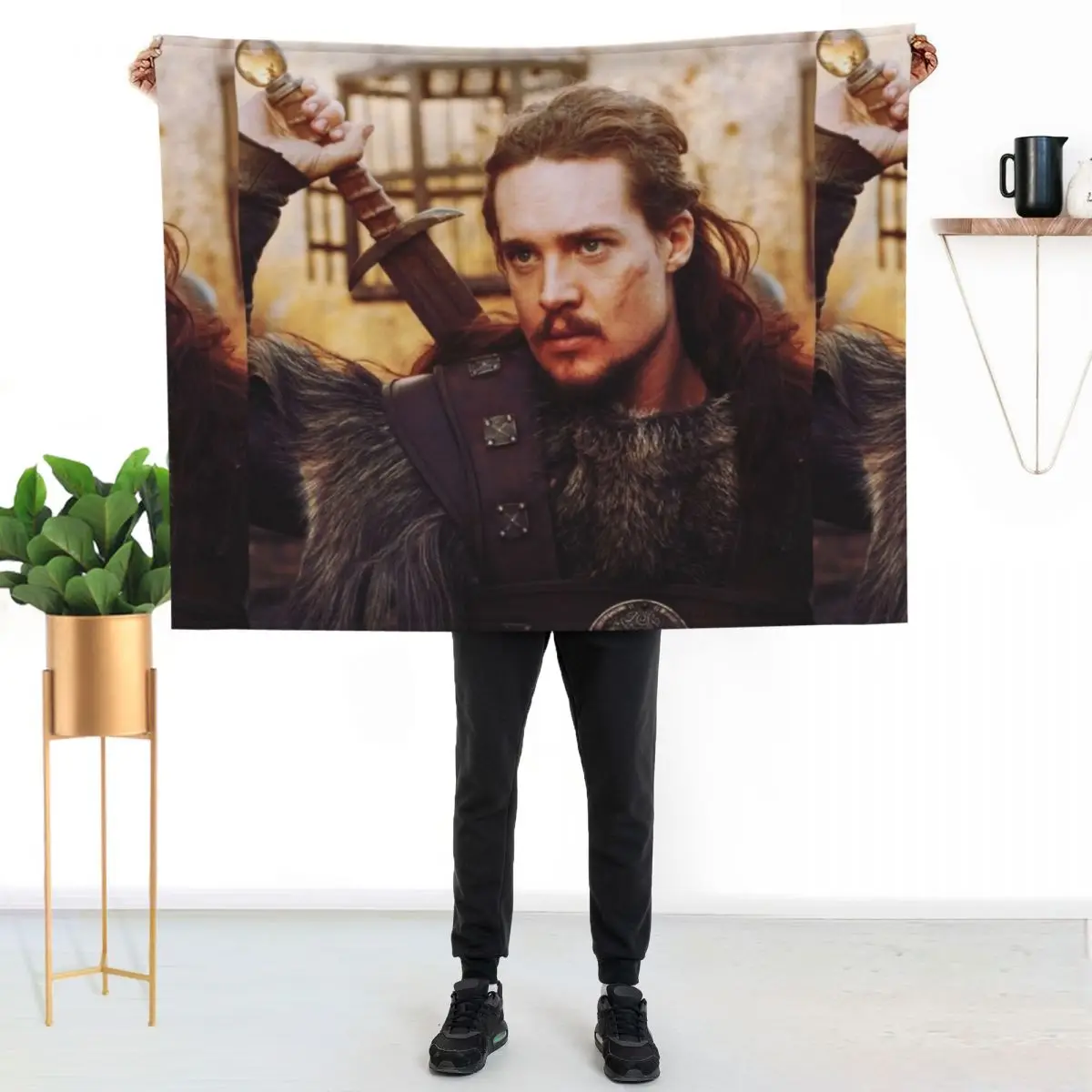 Uhtred of The Last Kingdom Throw Blanket Soft Big Kid'S Summer Beddings Warm Luxury Soft Beds Blankets