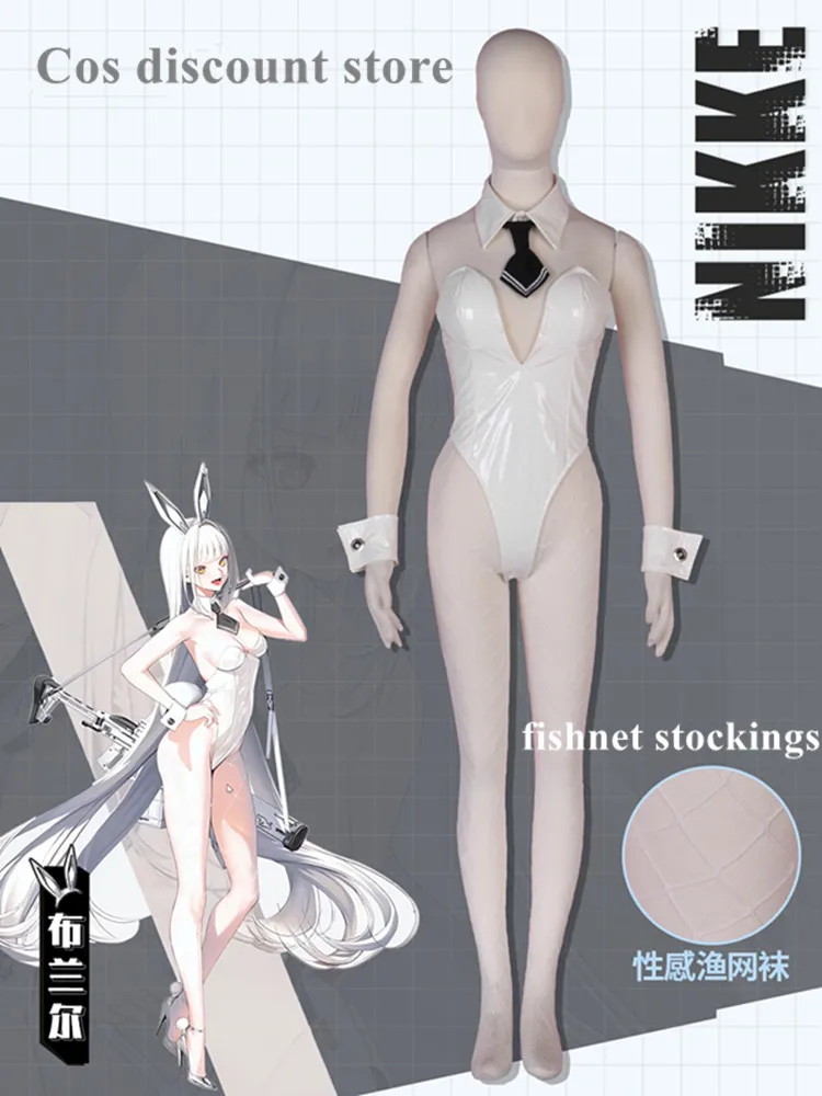 

Hot Game Goddess of Victory Nikke Sexy Cosplay Costumes Jumpsuits Fishnet tights White Women Girls Comic-con Party Full Set New