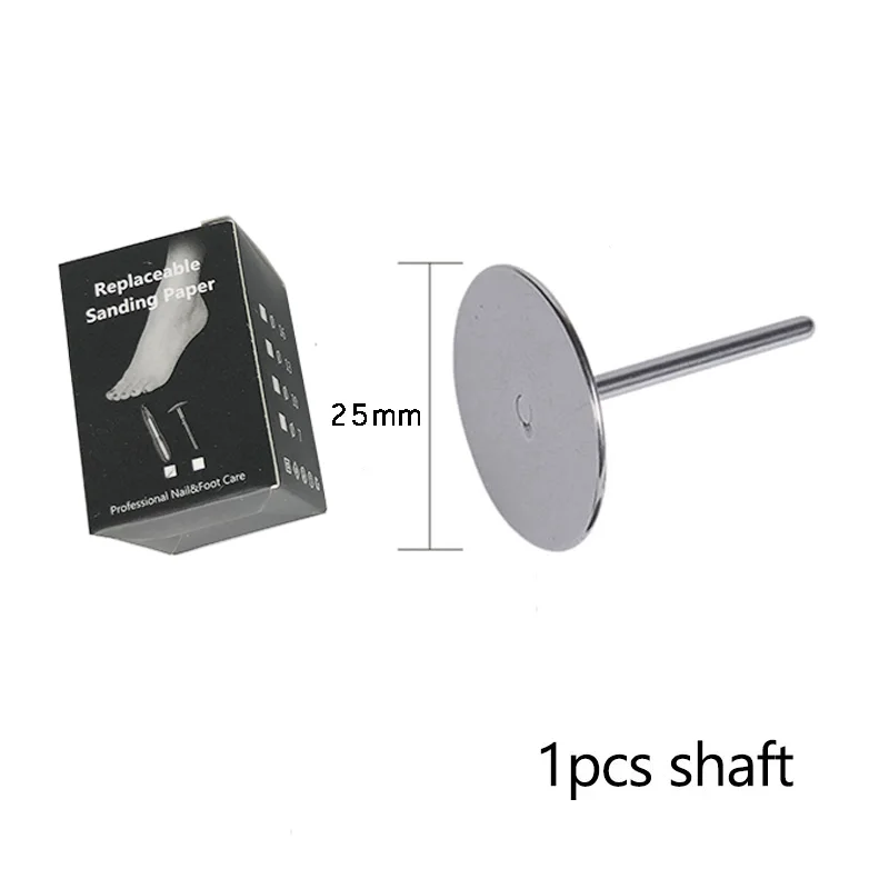Fuß tote Haut Sandpapier Smart Wheel Pediküre Scheibe Datei Maniküre Werkzeug austauschbare Sandpapier Nagel haut Kallus entferner 25mm