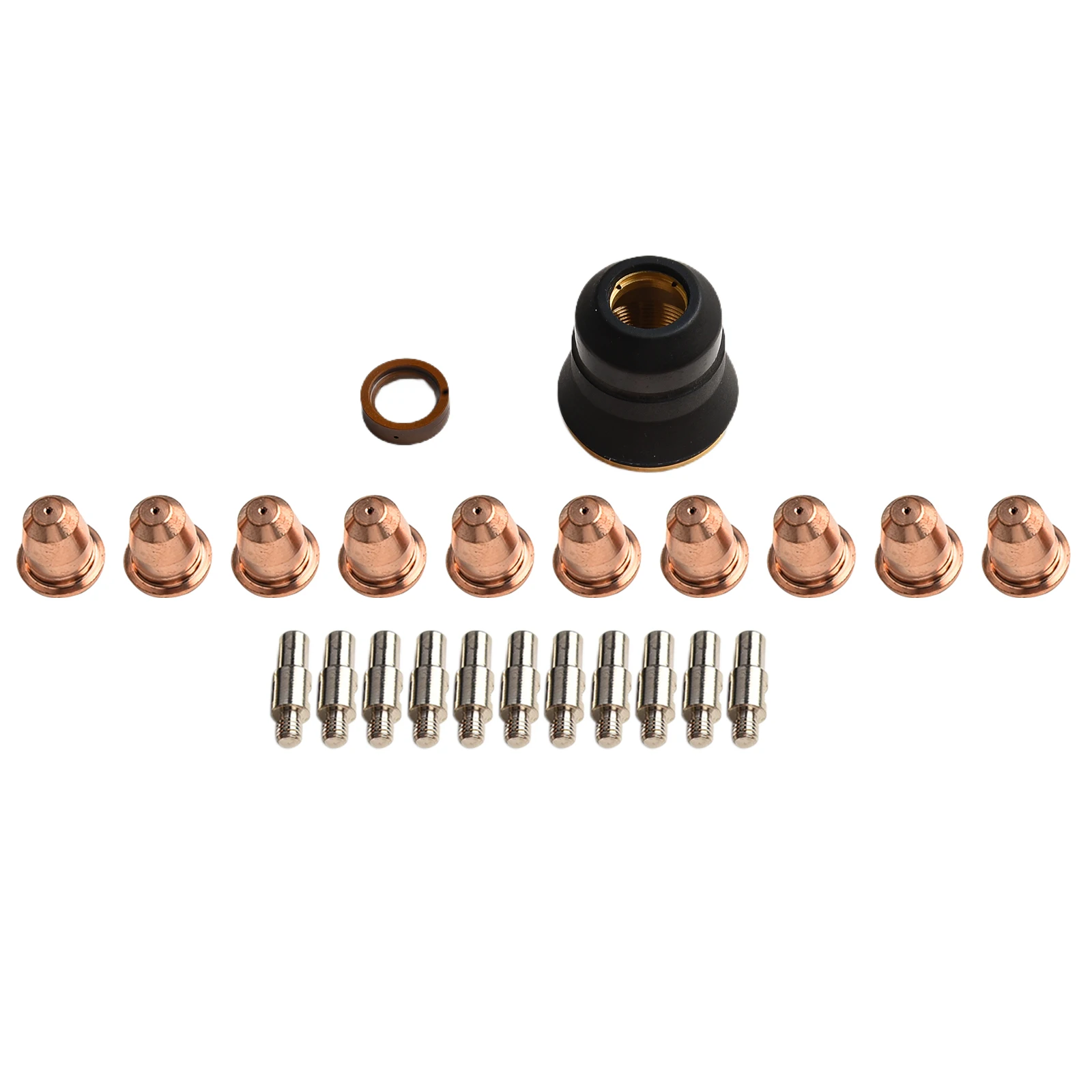 Cutter Plasma Torch 22pcs CUT55 Consumables PT-40 PT-60 PT40 PTM-60 Protective Nozzle Cover Welding Accessories