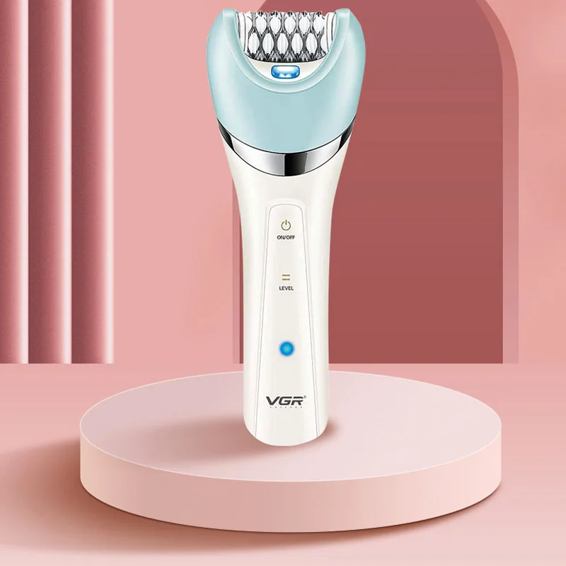 VGR-depiladora eléctrica para mujer, afeitadora femenina para piernas, depilación coVGR Electric Women Epilator Female Shaver Leg，Boporal, labio, afeitadora de Bikini para mujer, utensilio para eliminar el vello Facial