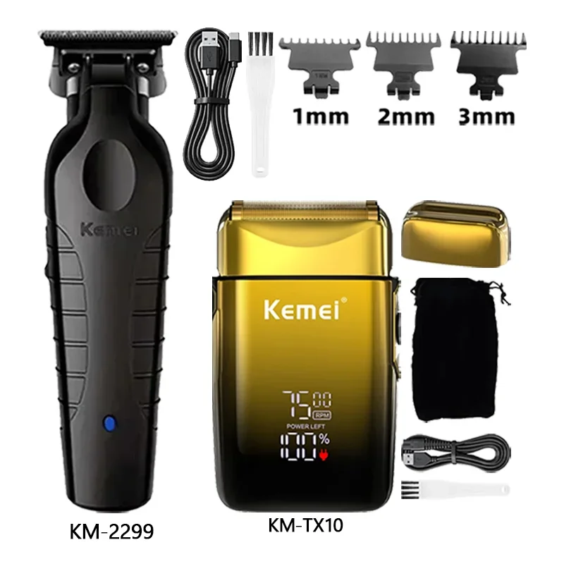 

Машинка для стрижки волос Kemei Km-2299 Km-1256 Km-TX10, мужской электрический триммер для волос, профессиональная машина для стрижки волос, машинки для стрижки волос
