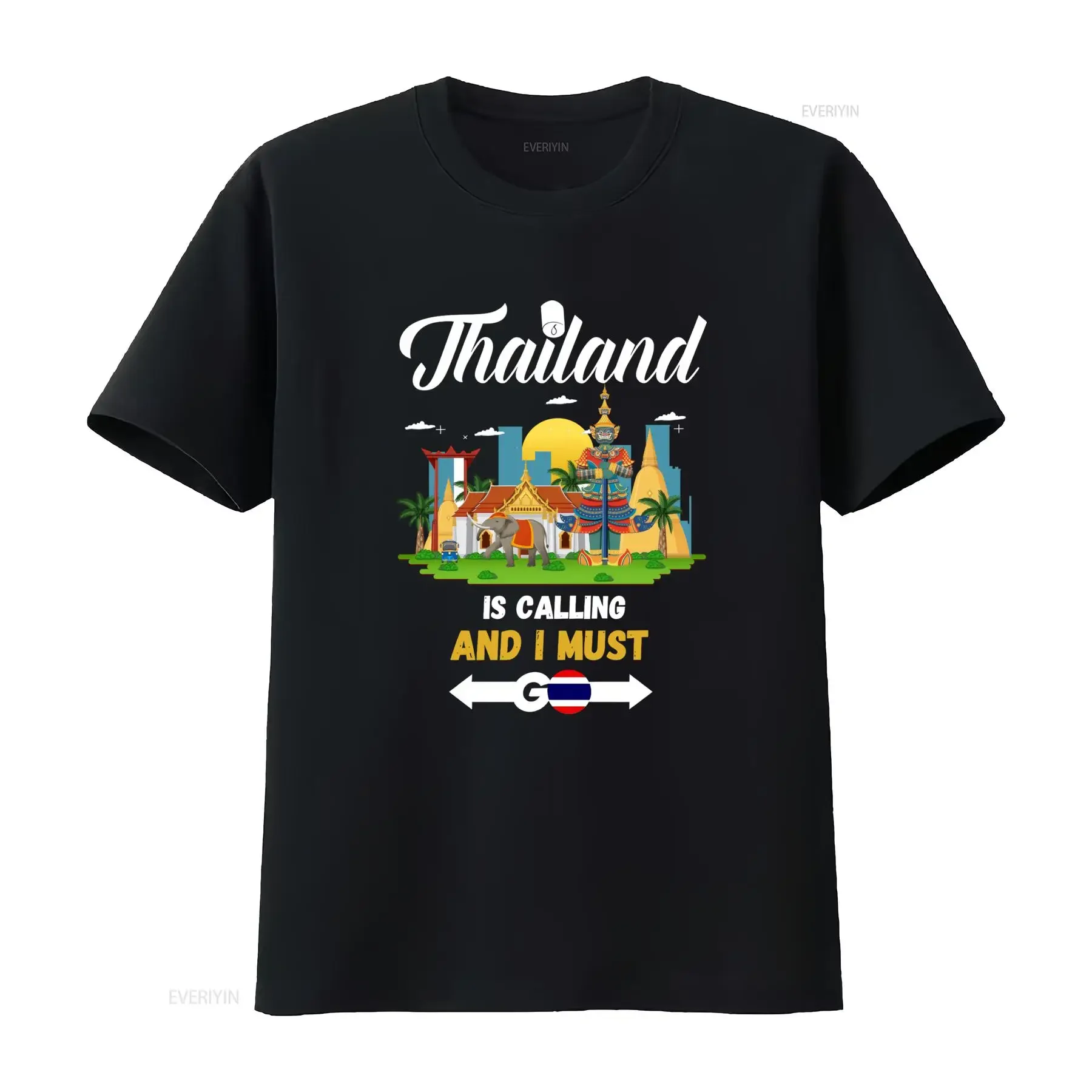 Thailand Is Calling And I Must Go Bangkok T Shirt Phuket Travel Backpacker Pattaya Chiang Mai Chaing Rai Themed  vintage