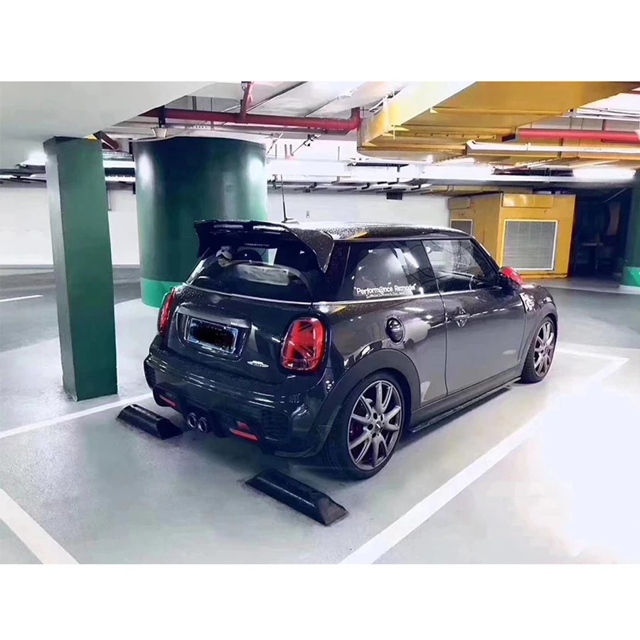 For BMW Mini F56 Cooper FRP AG Style Carbon Fiber Rear Roof Spoiler  Rear Wing Tail Wing Parts Upgrade Body kit