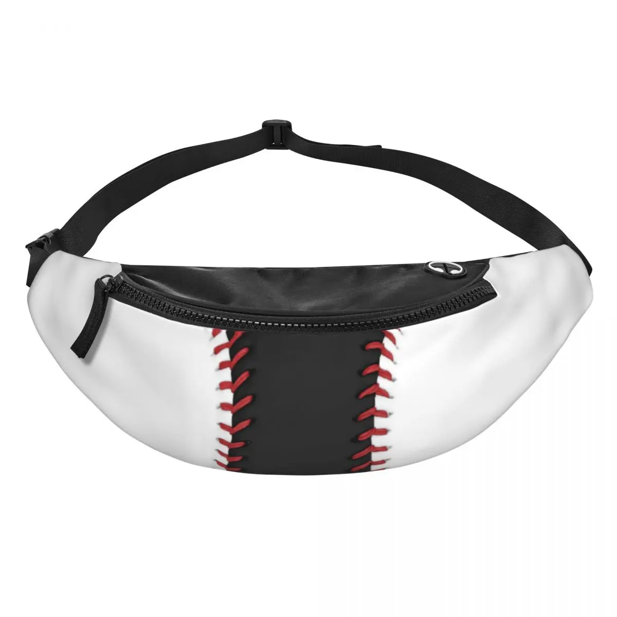 Baseball Softball Fanny Pack Men Women Custom Sport Lover Crossbody Waist Bag for Traveling Phone Money Pouch