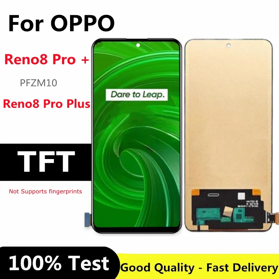 TFT Black 6.7 Inch For Oppo Reno8 Pro+ Plus PFZM10 LCD Display Touch Screen Digitizer Assembly For Reno 8 Pro plus lcd