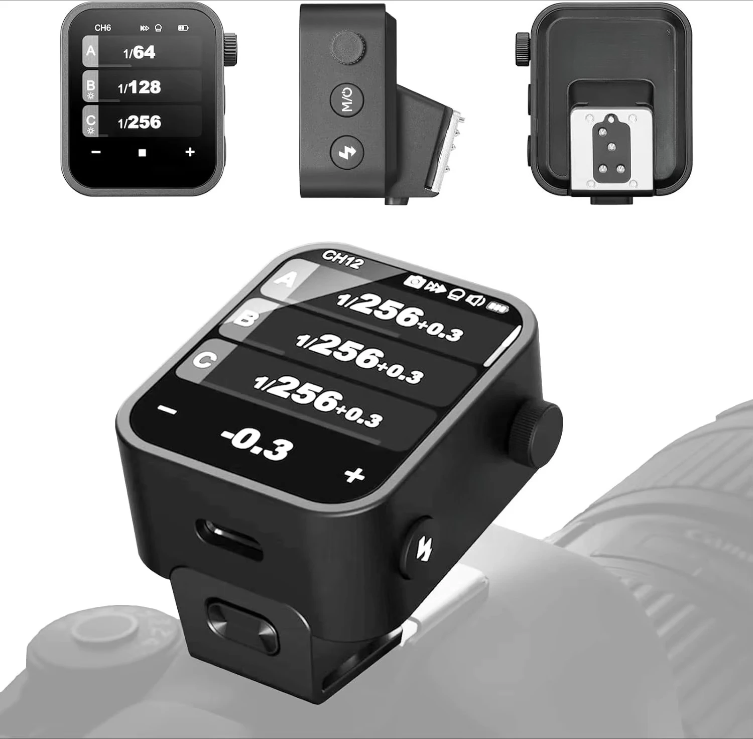 For Leica X3L X3-L TTL Flash Trigger /2.4G Wireless Leica Flash Transmitter/Touchscreen Settings