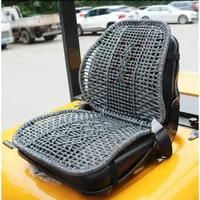 Forklift Car Cushion Four Seasons Universal Ice Silk Flax Summer Cooling Pad Truck Seat Cushion Ventilation Breathable