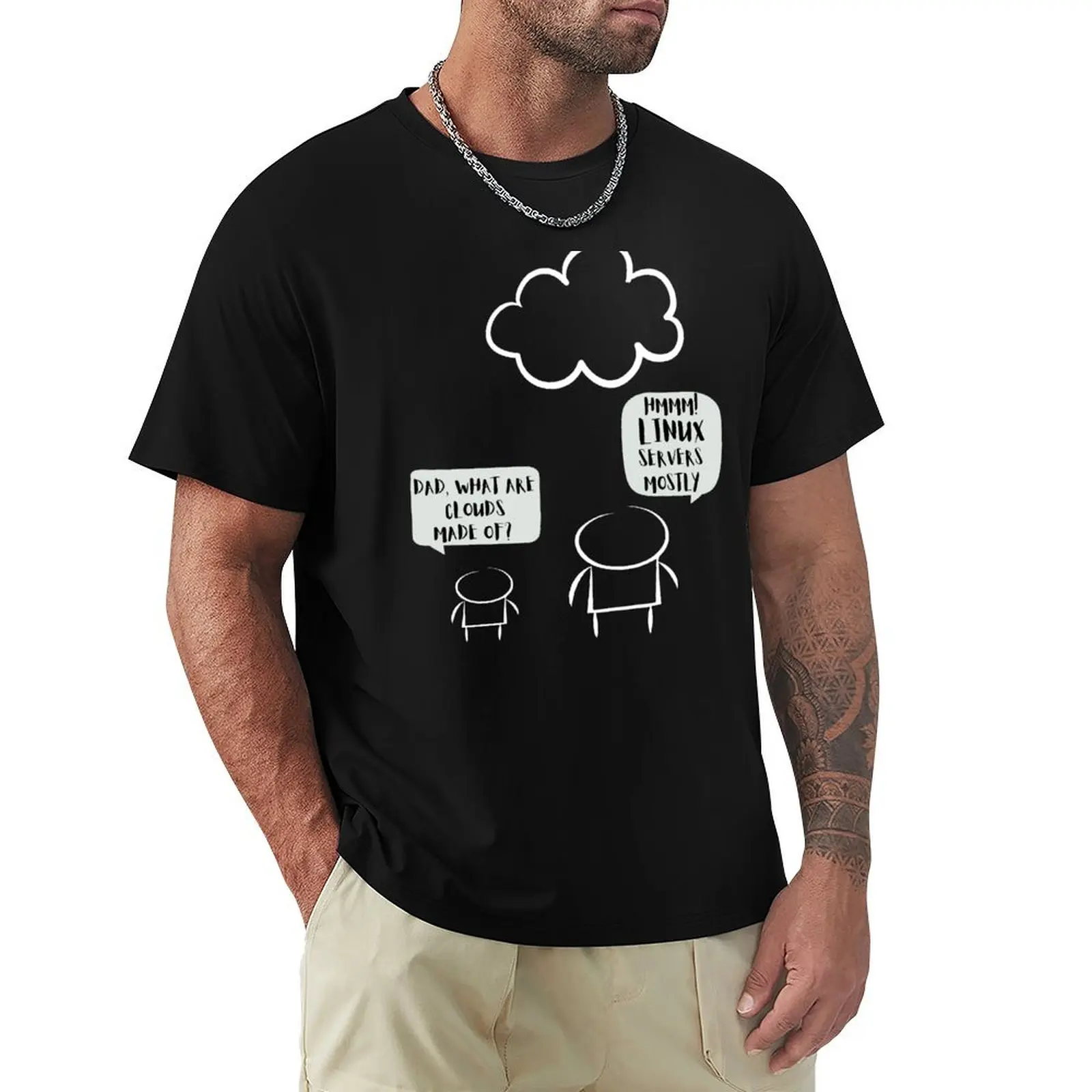 

dad what are clouds made of T-Shirt T-Shirt croswit shirt man anime shirt t shirts for men cotton