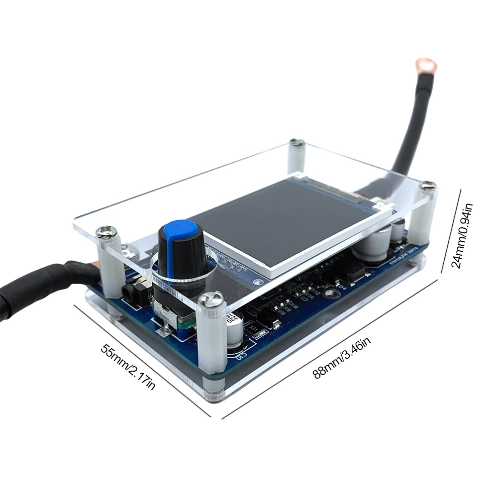 Mini-Punktschweißgerät-Steuerplatine, 7–14 V, tragbare Punktschweißmaschine, digitale Anzeige, Punktschweißgerät, DIY 18650-Akku