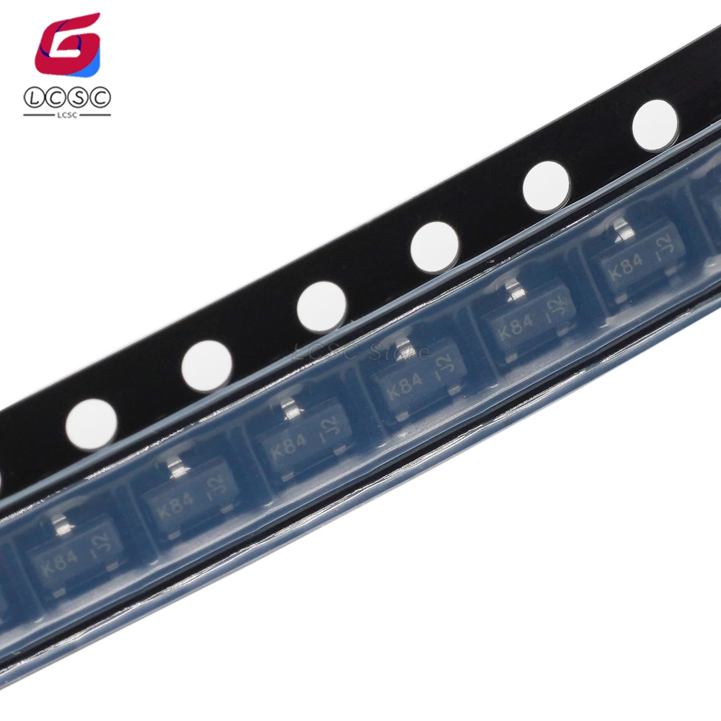 10-100Pieces/Lot BSS84-7-F SOT-23 Field Effect Transistor 50V 130mA P-Channel Enhancement Mode Mosfet Code Mark K84