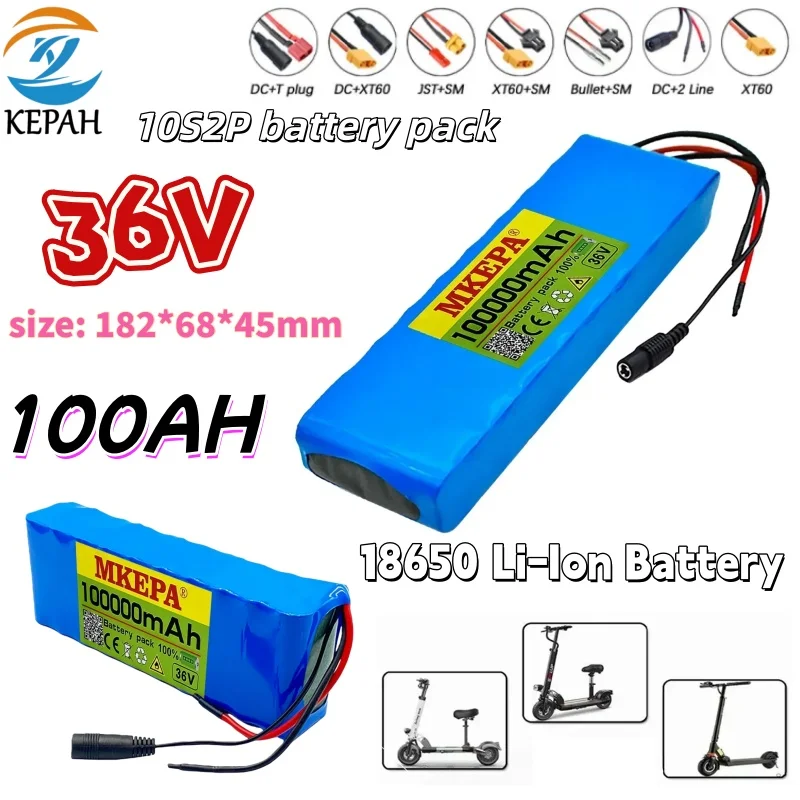 

For 10S2P 36V 100Ah 36v Electric Scooter Battery Lithium Electric Scooter 500W Electric Scooter Battery 36v 10s2p Battery