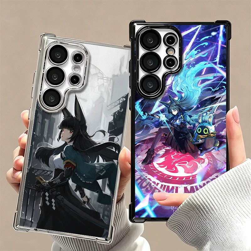 Zenless Zone Zero Hoshimi Miyabi Soft Phone Case For Samsung Galaxy S26 Ultra S25 Edge S24 FE S23 Plus S22 S21 + S20 Plating Ant