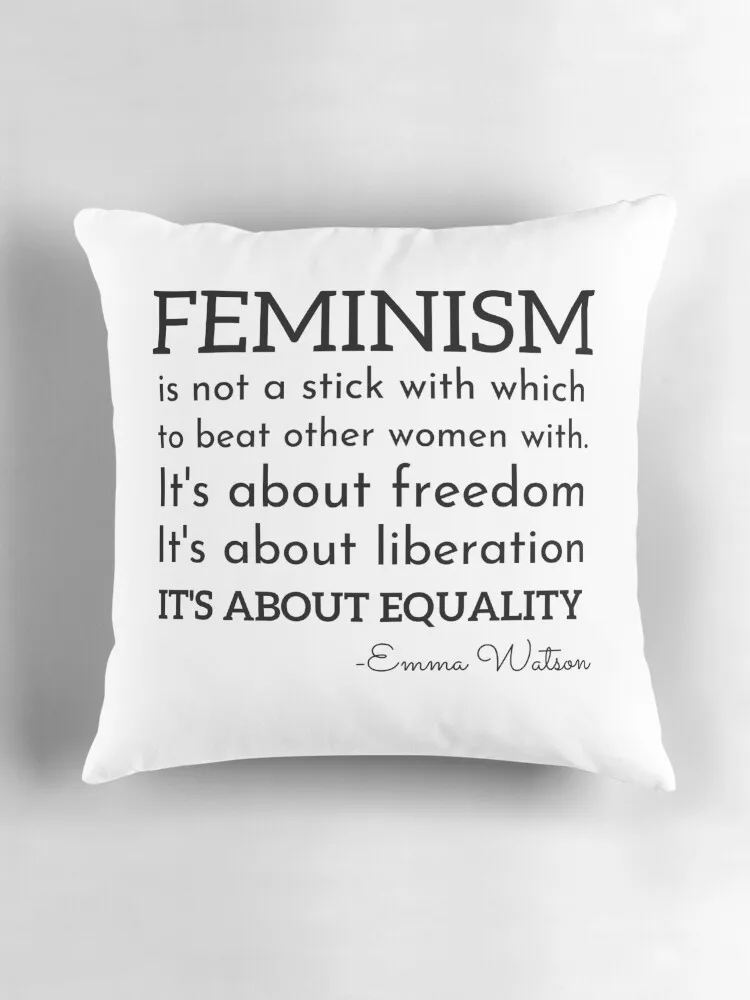 النسوية بواسطة إيما واتسون رمي وسادة وسائد الزينة لغرفة المعيشة وسادة المخدة وسادة وسادة