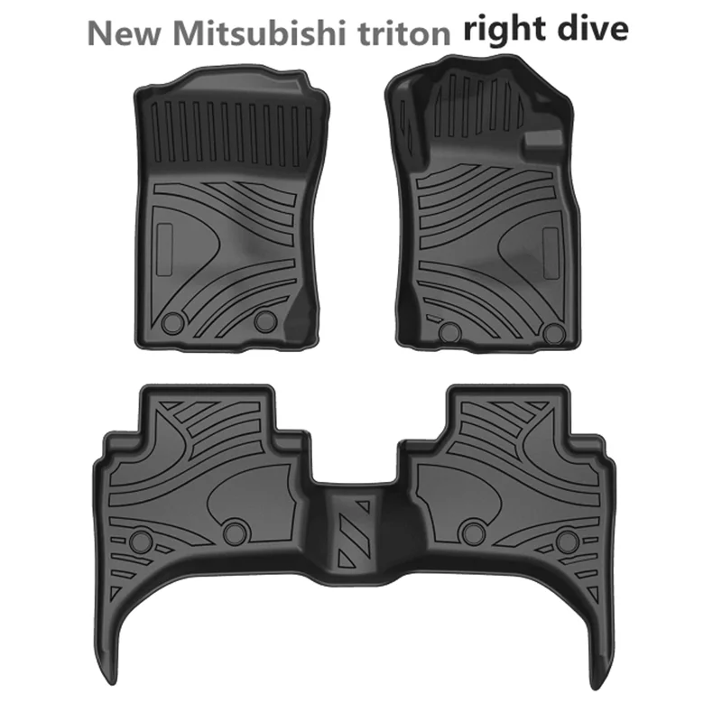 

Fit for Mitsubishi triton RHD custom car All-Weather TPO car Floor Mat Mitsubishi triton RHD waterproof trunk mat car floor mat