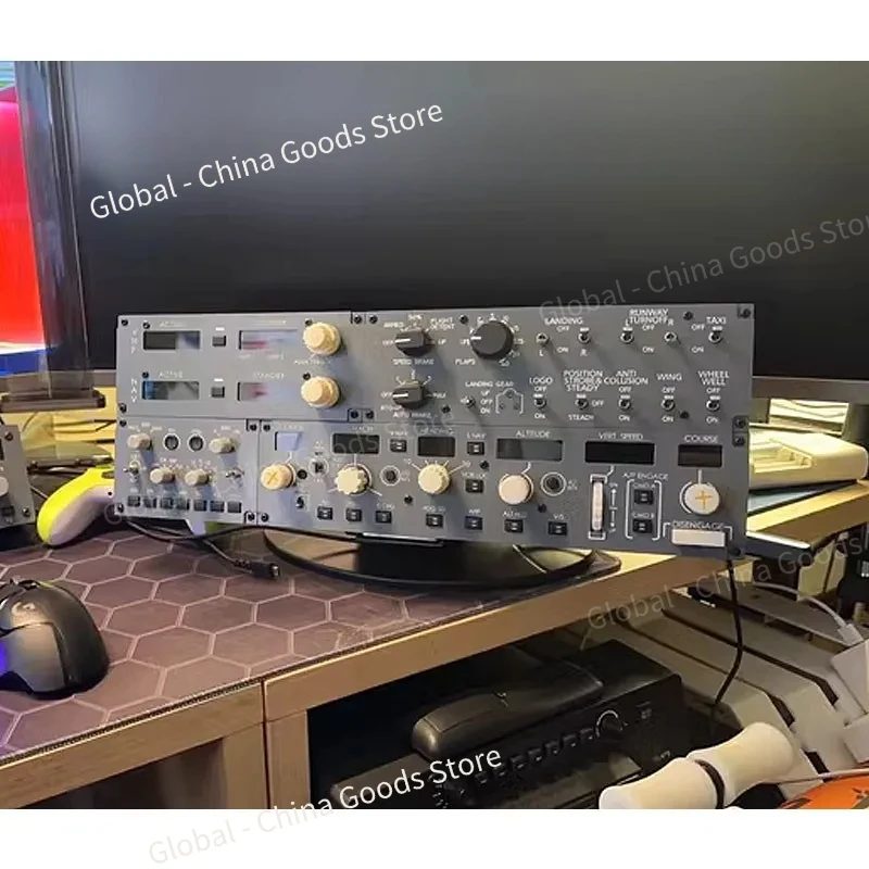 Для ZIBO737 X-Plane 11/12 MSFS2020 плеер QMCP737C Панель симулятора полета Подержанная панель MCP