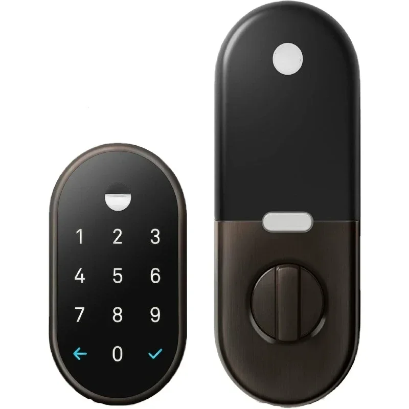 Tamper-Proof Smart Lock for Keyless Entry - Keypad Deadbolt Lock for Front Door - Oil Rubbed Bronze