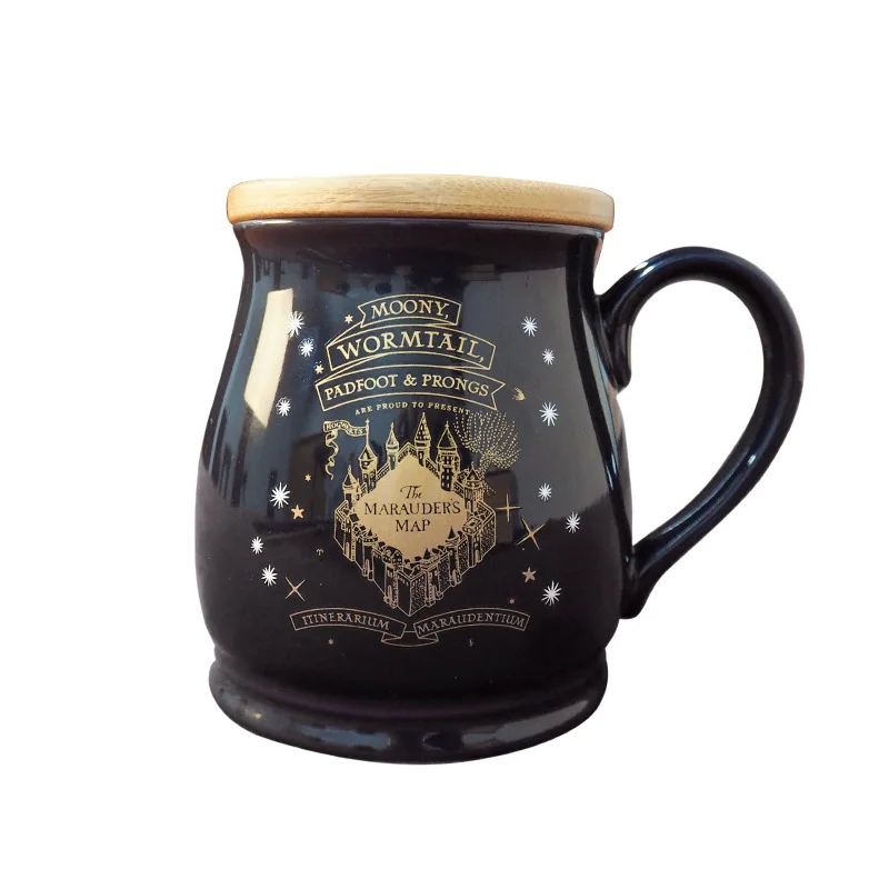 Creative Map Magic Mug Hot Drink Cup Color Changing Mug Marauders Map Coffee Tea Milk Mugs Novelty Gifts