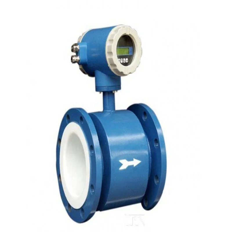 Industrial Water Magnetic Inductive Flow Meter Chemical Resistant Slurry Electromagnetic Flowmeter