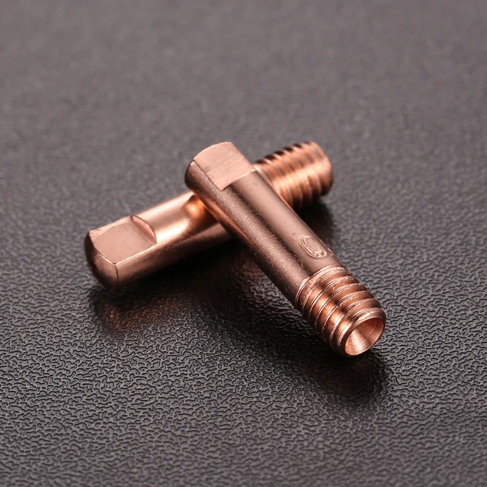 20/40/80PCS 0.8mm/1mm/1.2mm Tip Gas Nozzle MIG/MAG Welding Nozzle Contact Tips Gas Diffuser Connector Holder Conductive Nozzle