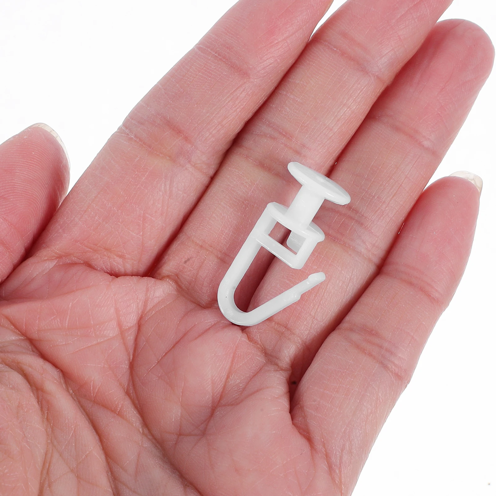 50 قطعة من بكرات مسار الستائر البلاستيكية الصامتة المزلق عملية سلسة متعددة الاستخدامات ملحقات معالجة نافذة المكتب المنزلي #1