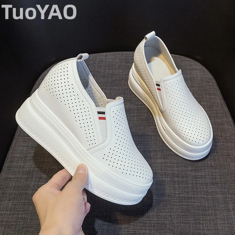 

9cm Genuine Leather Synthetic Boot Women Fashion Ankle Platform Wedge Heels Pumps Autumn Spring Sexy Hidden Heels Boots