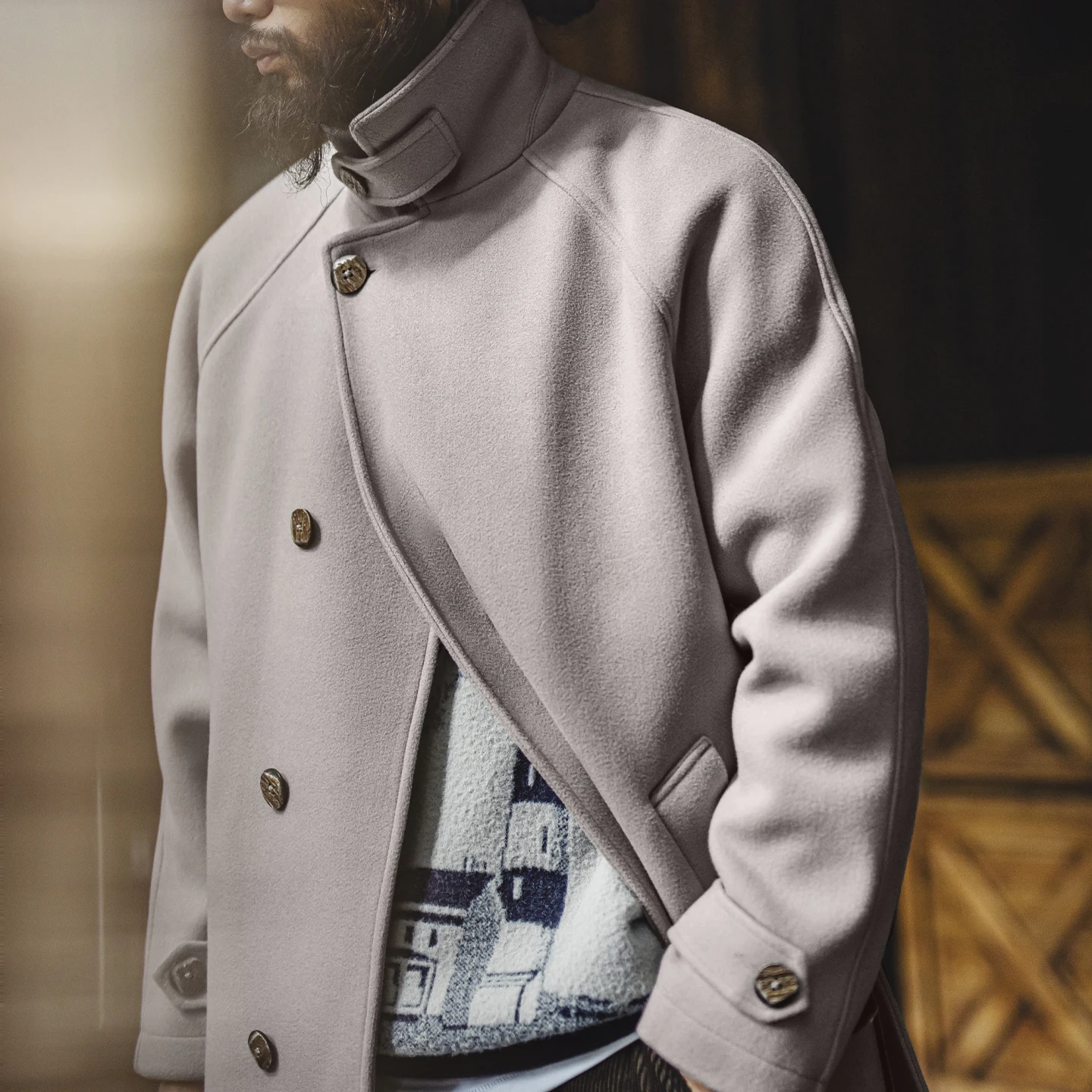 Thumbnail 4 - #16 Trending Mens Wool Blend Overcoats Right Now