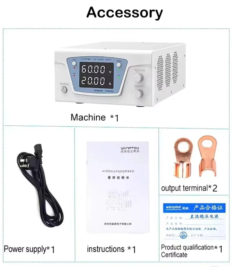 

KPS6020D 1200 Вт регулируемый источник питания высокой мощности 60 В 20 А регулируемый источник питания постоянного тока