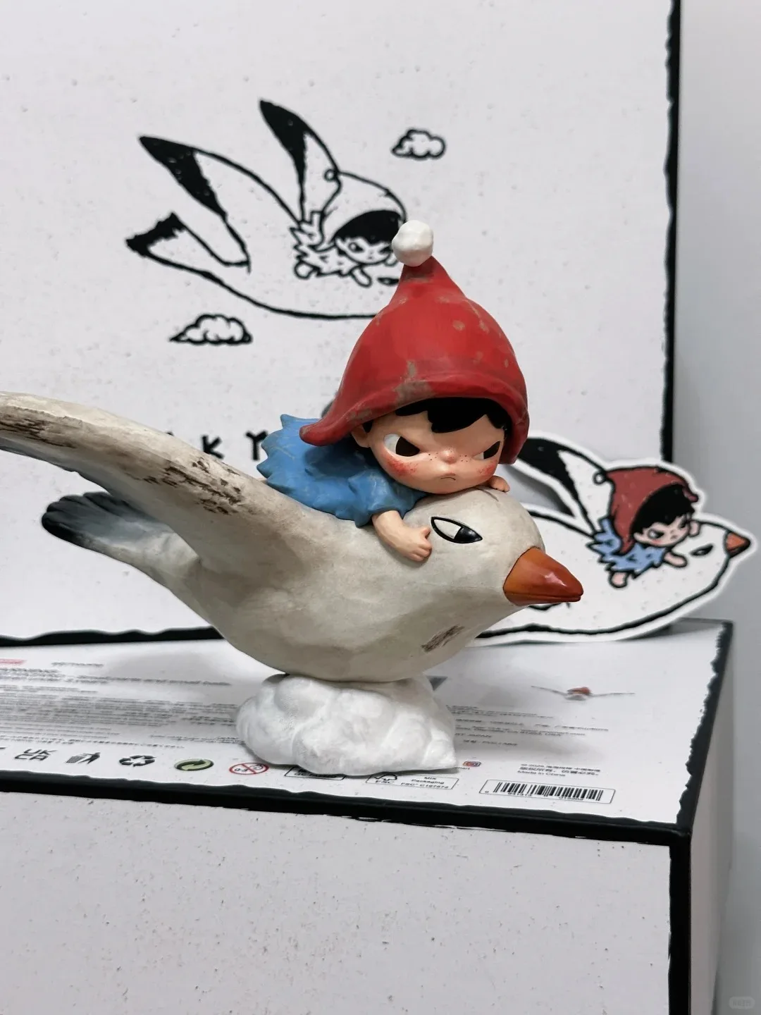

Popmart Hirono Skyward Series Anime Action Figure Ornament Figurines Hirono Collection Home Decor Desktop Dolls Model Kids Gift